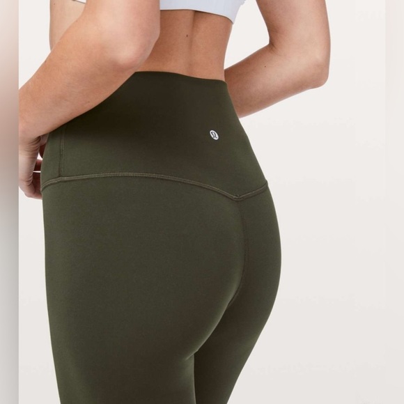 Lululemon Align Pant *Full Length 28" Dark Olive Sz 6 - Picture 9 of 11